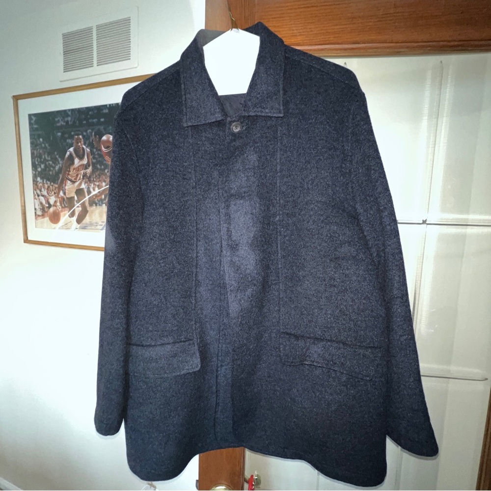 Ermenedilgo zegna wool/cashmere car coat mens XXL